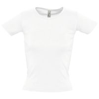 Изображение №1 | Футболка женская с круглым вырезом Lady 220 белая, размер M