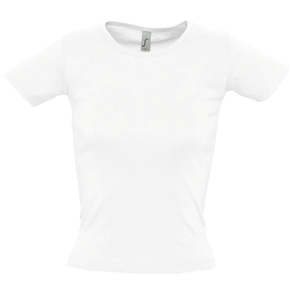 Изображение №2 | Футболка женская с круглым вырезом Lady 220 белая, размер M