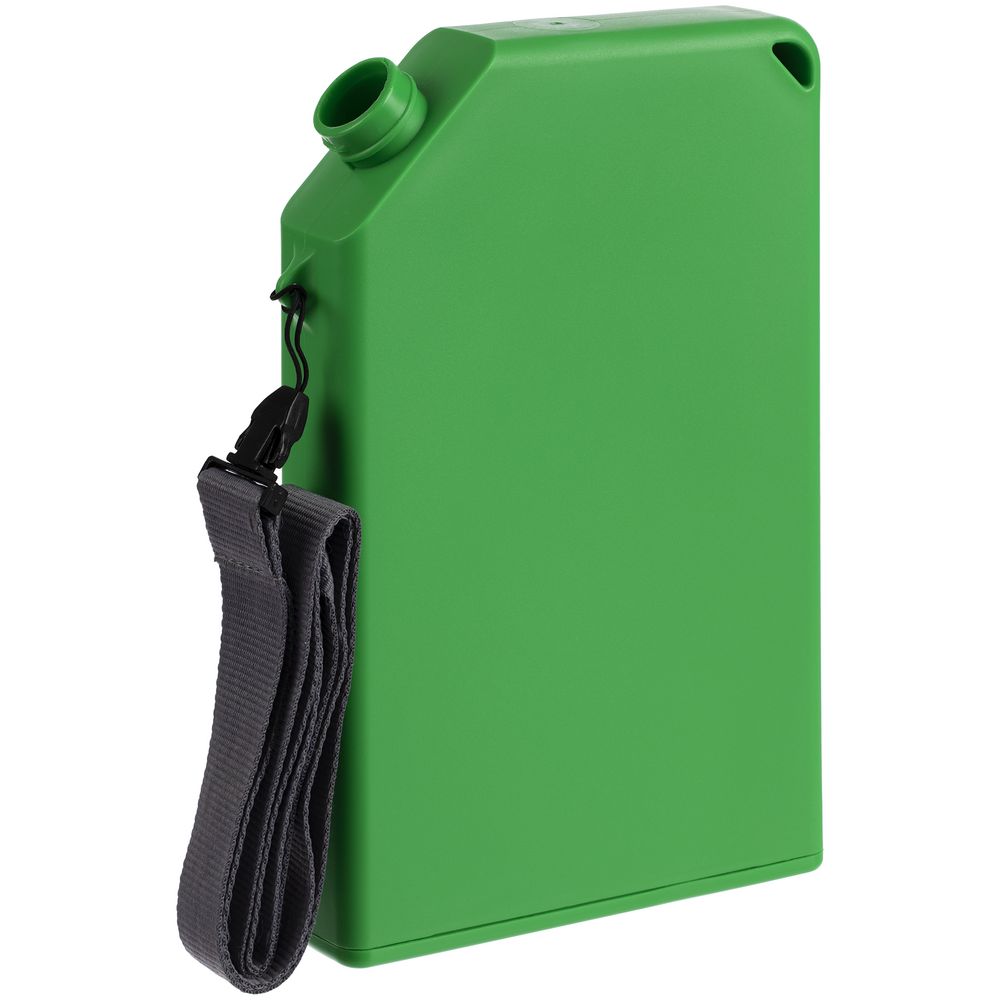 Изображение №5 | Плоская бутылка для воды Flacon, зеленая