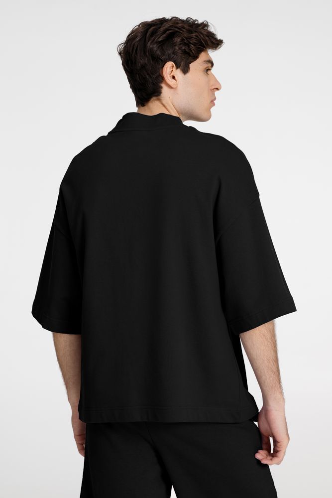 Изображение №3 | Футболка оверсайз унисекс T9, черная, размер XS/S