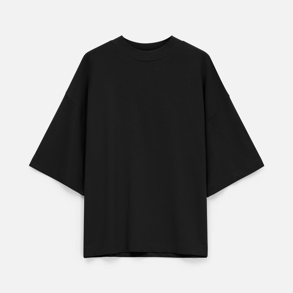 Изображение №9 | Футболка оверсайз унисекс T9, черная, размер XS/S