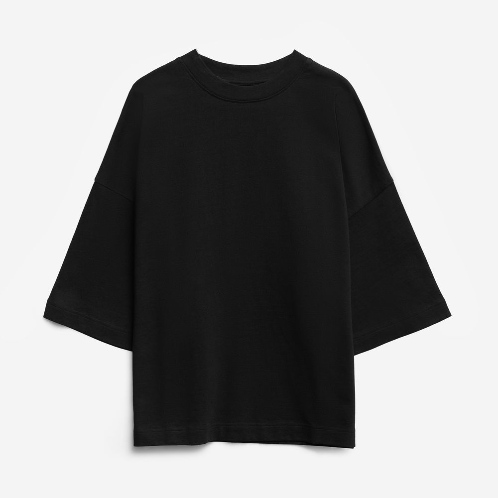 Изображение №2 | Футболка оверсайз Big boss, черная, размер XS/S