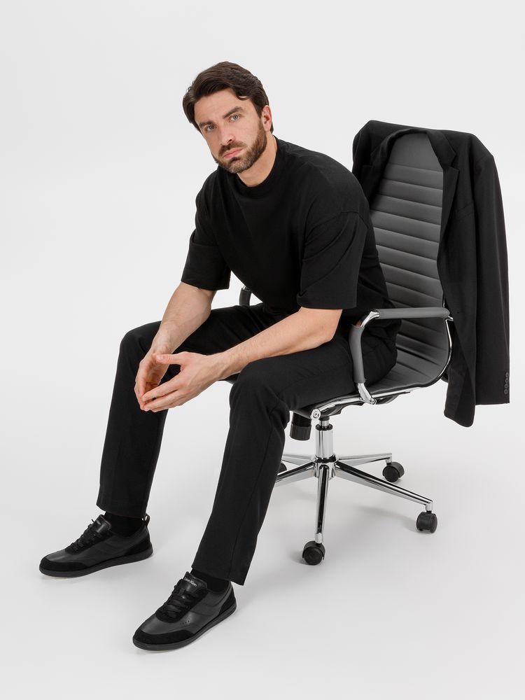 Изображение №7 | Футболка оверсайз Big boss, черная, размер XS/S