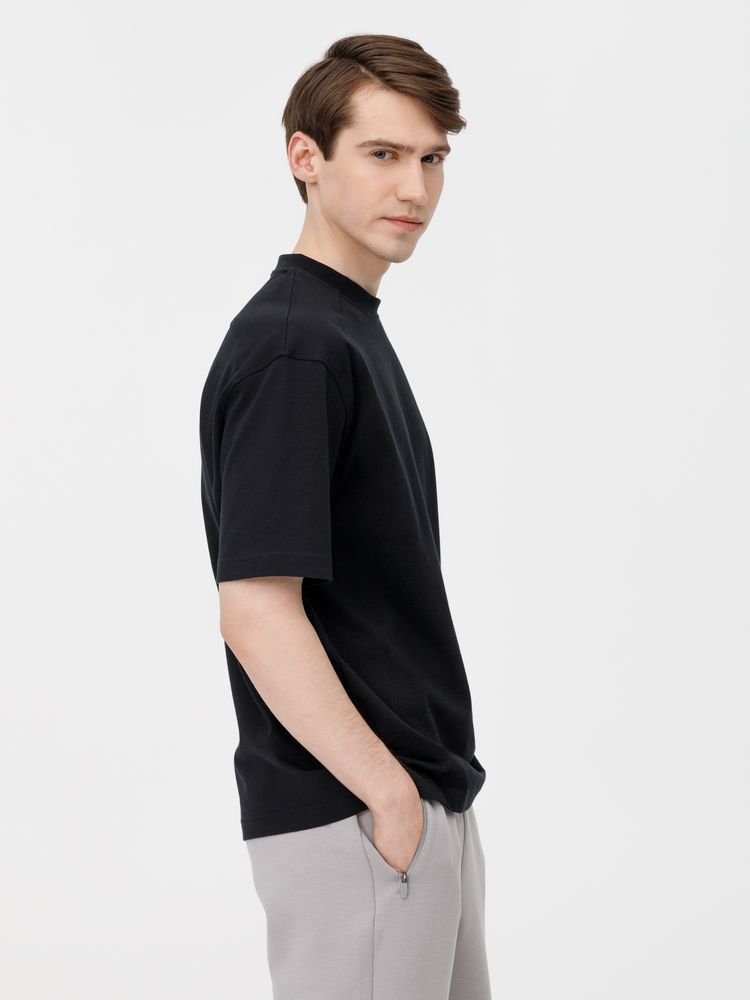 Изображение №13 | Футболка оверсайз унисекс Sideline, черная, размер XS/S