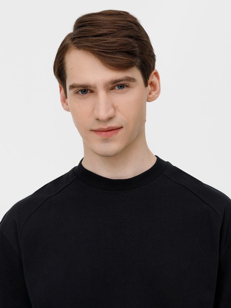 Изображение №14 | Футболка оверсайз унисекс Sideline, черная, размер XS/S