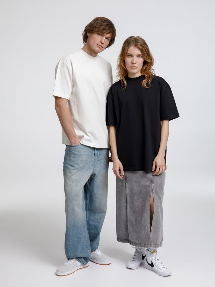 Изображение №16 | Футболка оверсайз унисекс Sideline, черная, размер XS/S