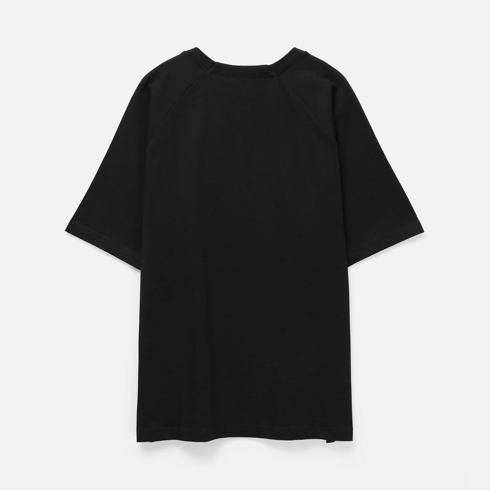 Изображение №3 | Футболка оверсайз унисекс Avenu, черная, размер XS/S