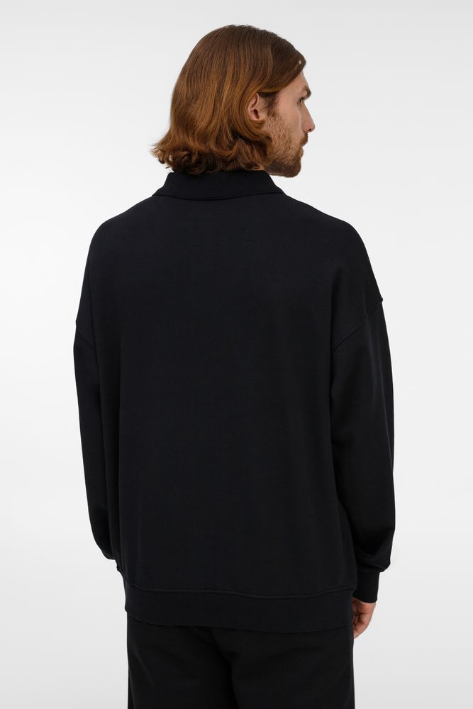 Изображение №6 | Свитшот оверсайз унисекс S6, черный, размер XS/S