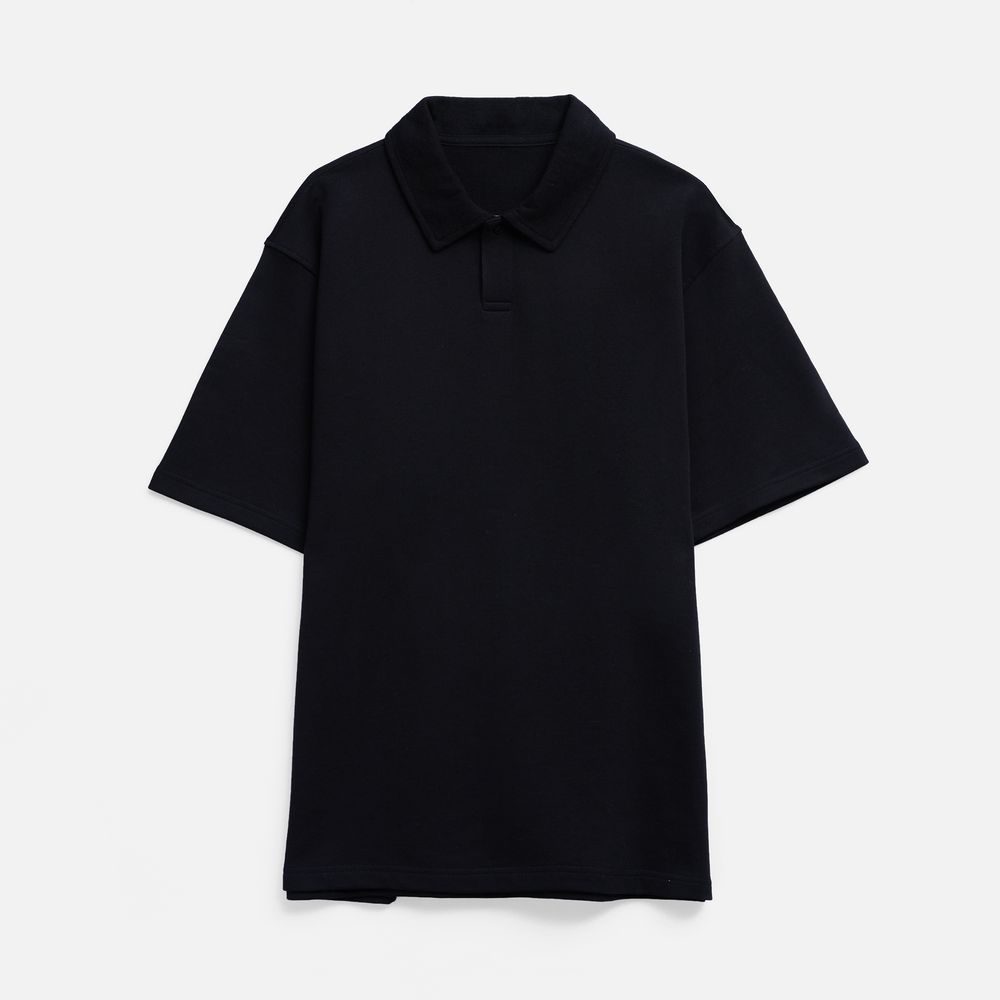 Изображение №2 | Рубашка поло унисекс Tiimi, черная, размер XS/S