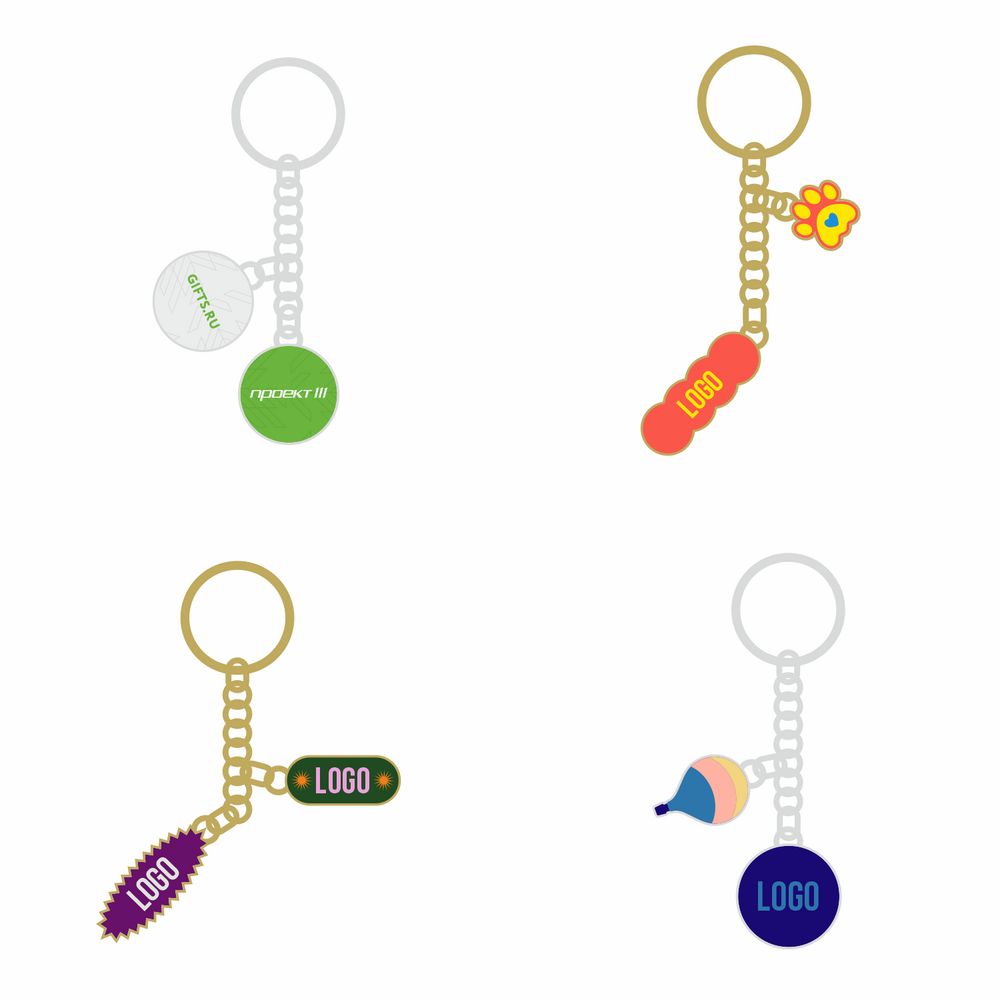 Изображение №1 | Брелок с подвесками Tink на заказ, доставка авиа