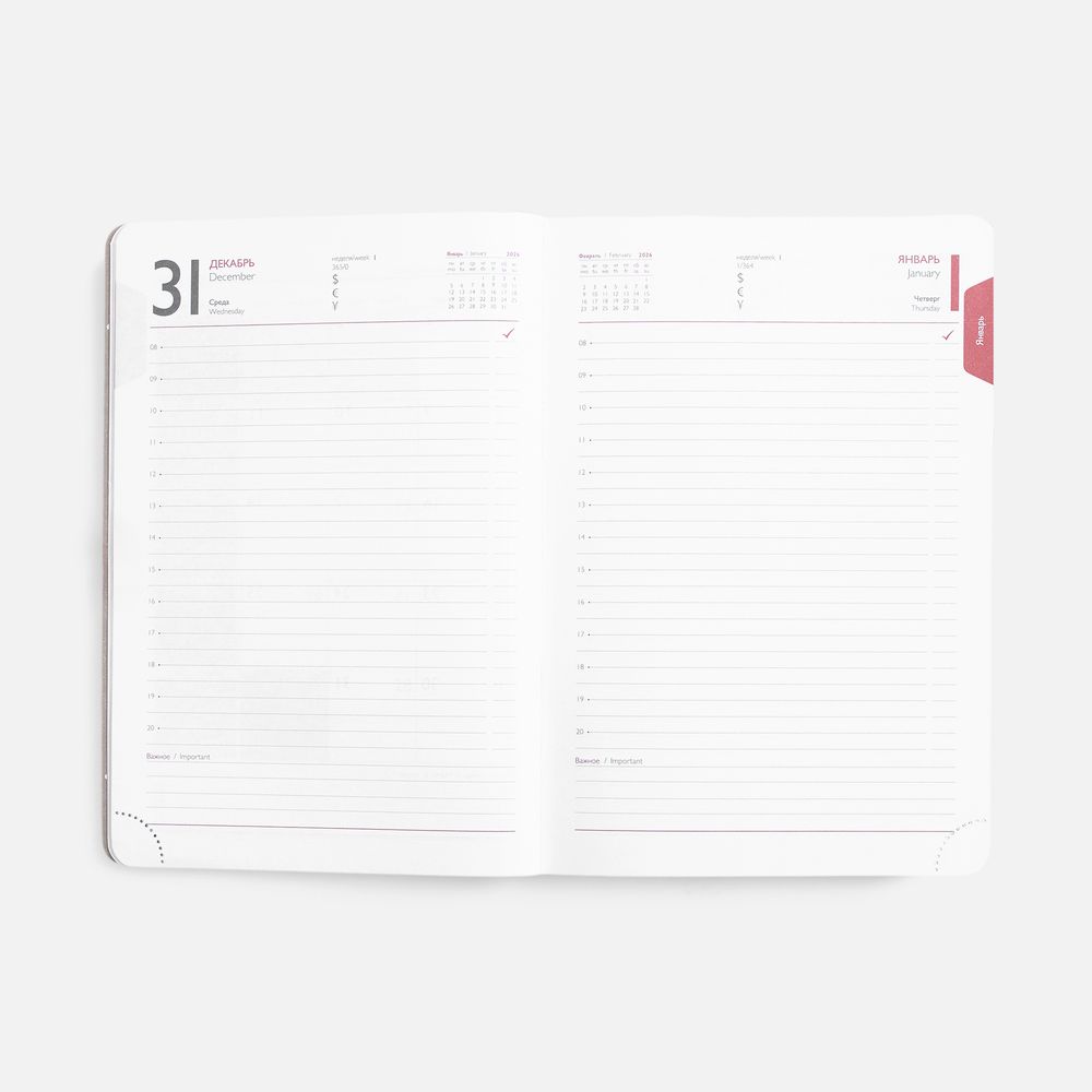 Изображение №11 | Ежедневник Faro, датированный, черный