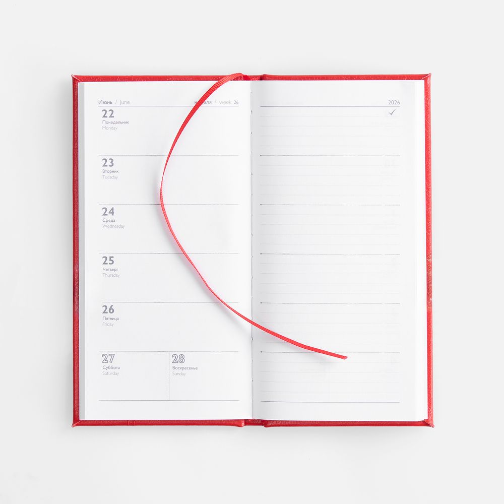 Изображение №12 | Еженедельник Baza, датированный, красный