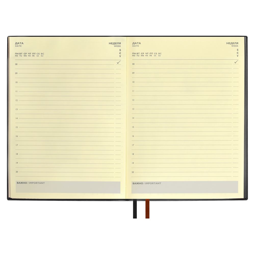 Изображение №7 | Ежедневник Avila, недатированный, черный