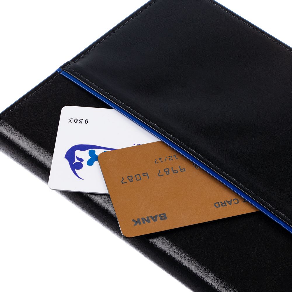 Изображение №4 | Ежедневник Alanis, недатированный, черный с синим