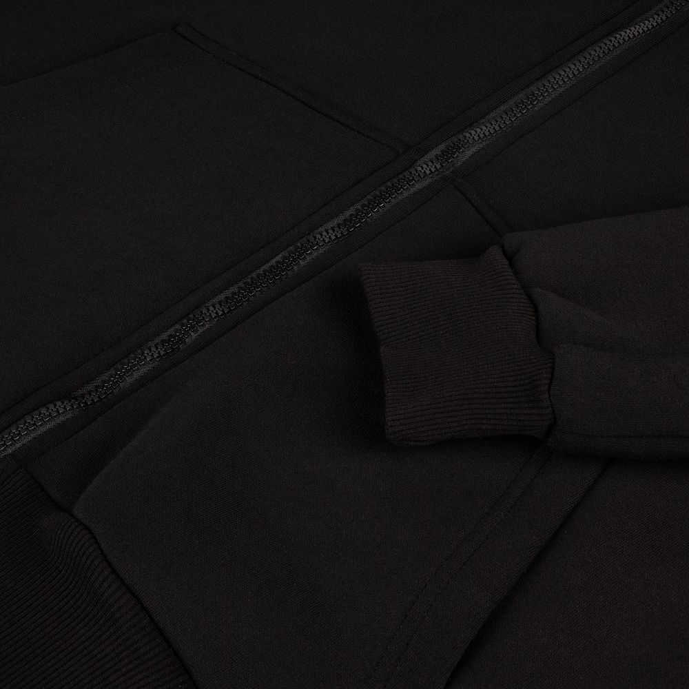 Изображение №5 | Толстовка унисекс оверсайз Zippy, черная, размер XS/S