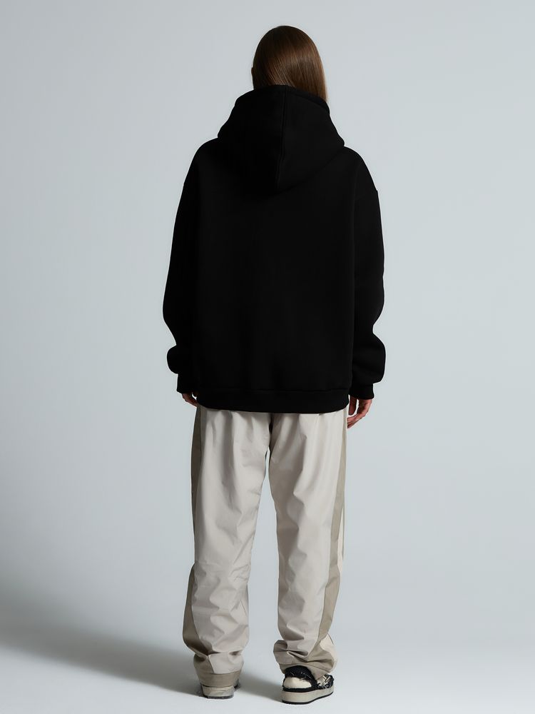 Изображение №10 | Толстовка унисекс оверсайз Zippy, черная, размер XS/S