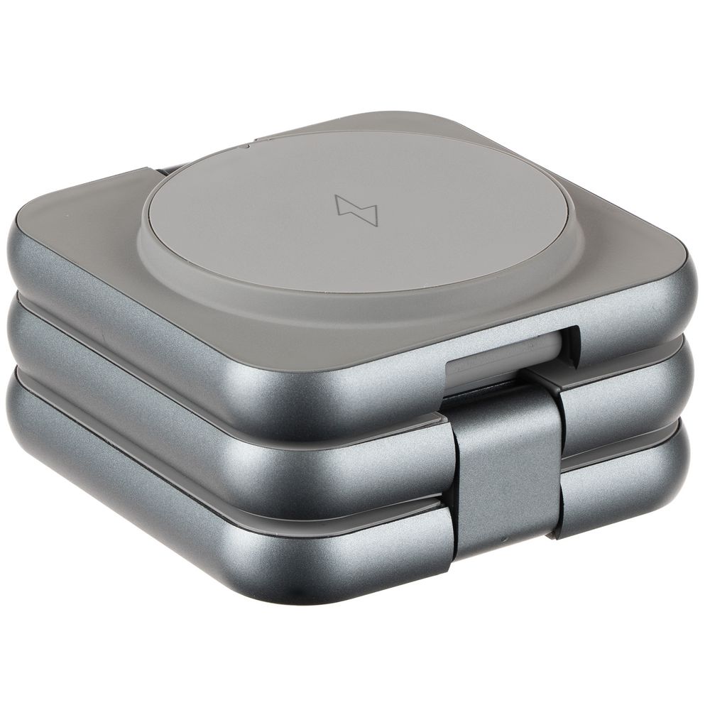 Изображение №2 | Складная станция беспроводной зарядки Terza, серебристая