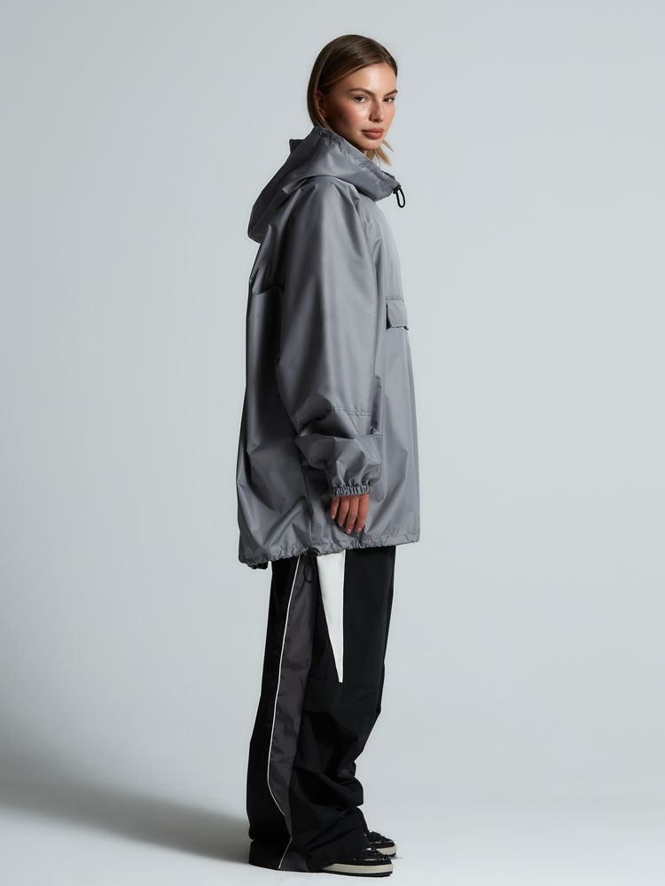 Изображение №9 | Дождевик-анорак Hard Work, укороченный, серый, единый размер