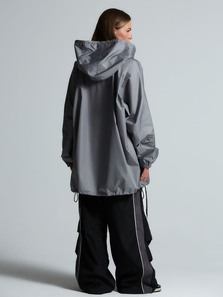 Изображение №10 | Дождевик-анорак Hard Work, укороченный, серый, единый размер