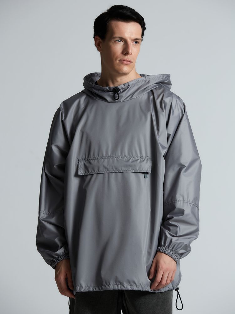 Изображение №12 | Дождевик-анорак Hard Work, укороченный, серый, единый размер