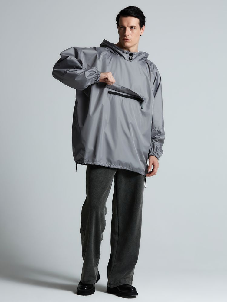 Изображение №15 | Дождевик-анорак Hard Work, укороченный, серый, единый размер