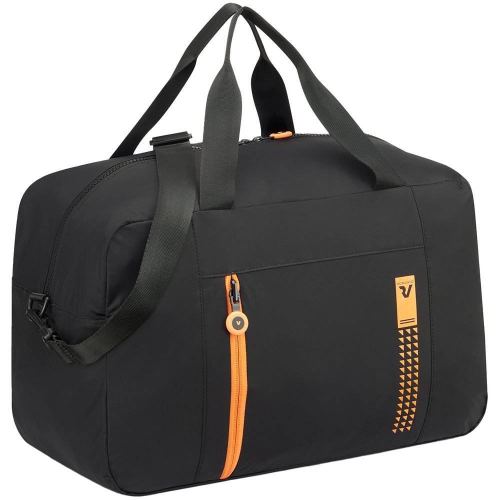 Изображение №1 | Сумка дорожная Compact Neon, черная с оранжевым