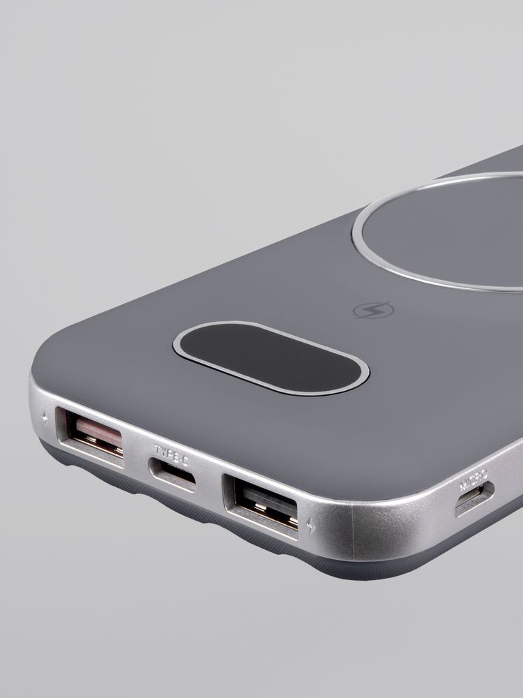 Изображение №8 | Внешний аккумулятор Omni Pro 10000 мАч, серый