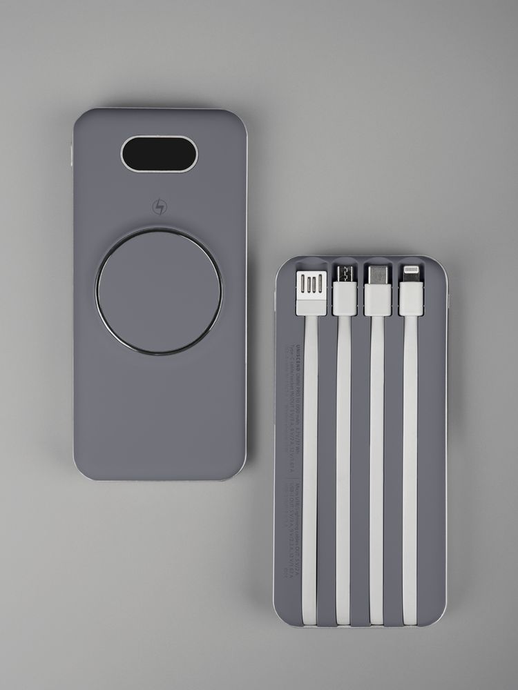 Изображение №10 | Внешний аккумулятор Omni Pro 10000 мАч, серый