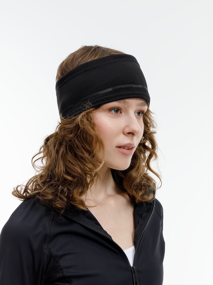 Изображение №10 | Спортивная повязка утепленная Jogge, черная