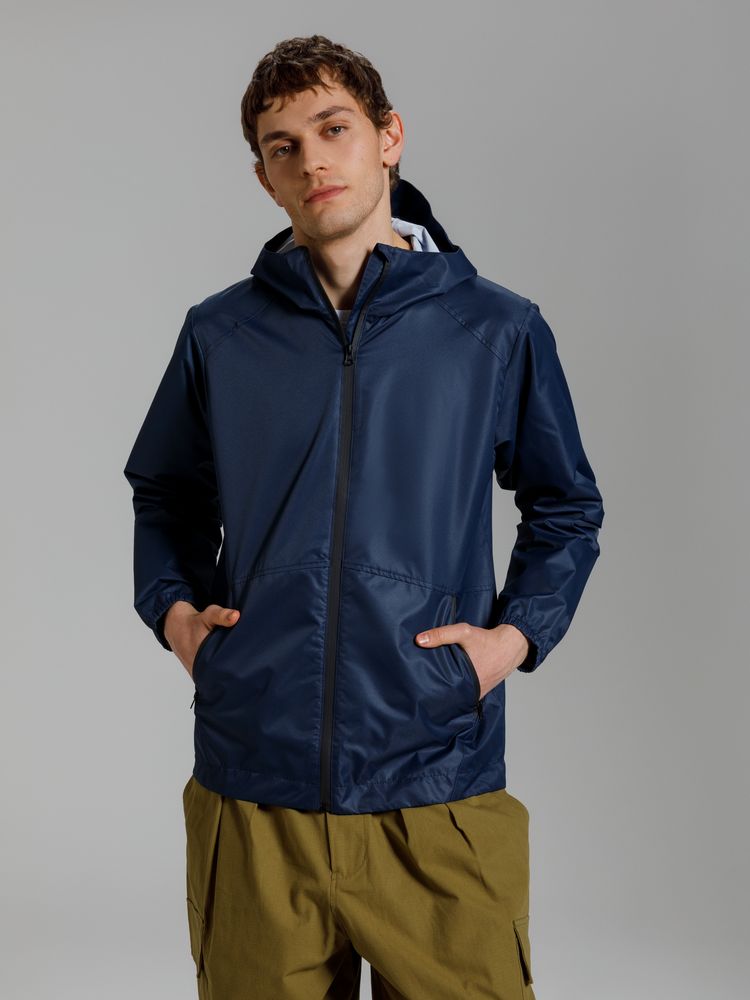 Изображение №7 | Куртка унисекс Nordvind DWR, темно-синяя, размер S