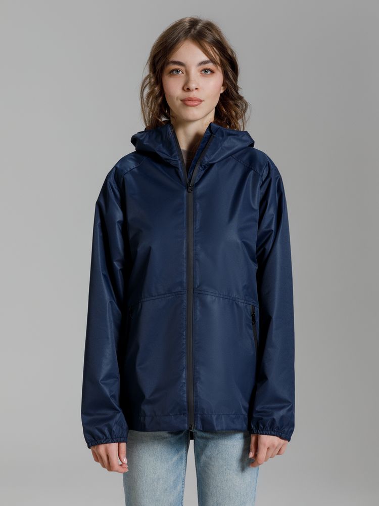 Изображение №12 | Куртка унисекс Nordvind DWR, темно-синяя, размер S