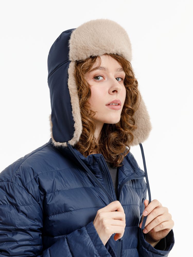 Изображение №13 | Шапка-ушанка Wasa, темно-синяя