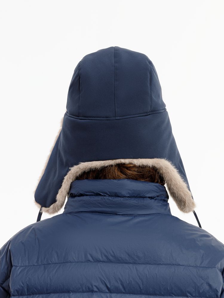 Изображение №16 | Шапка-ушанка Wasa, темно-синяя