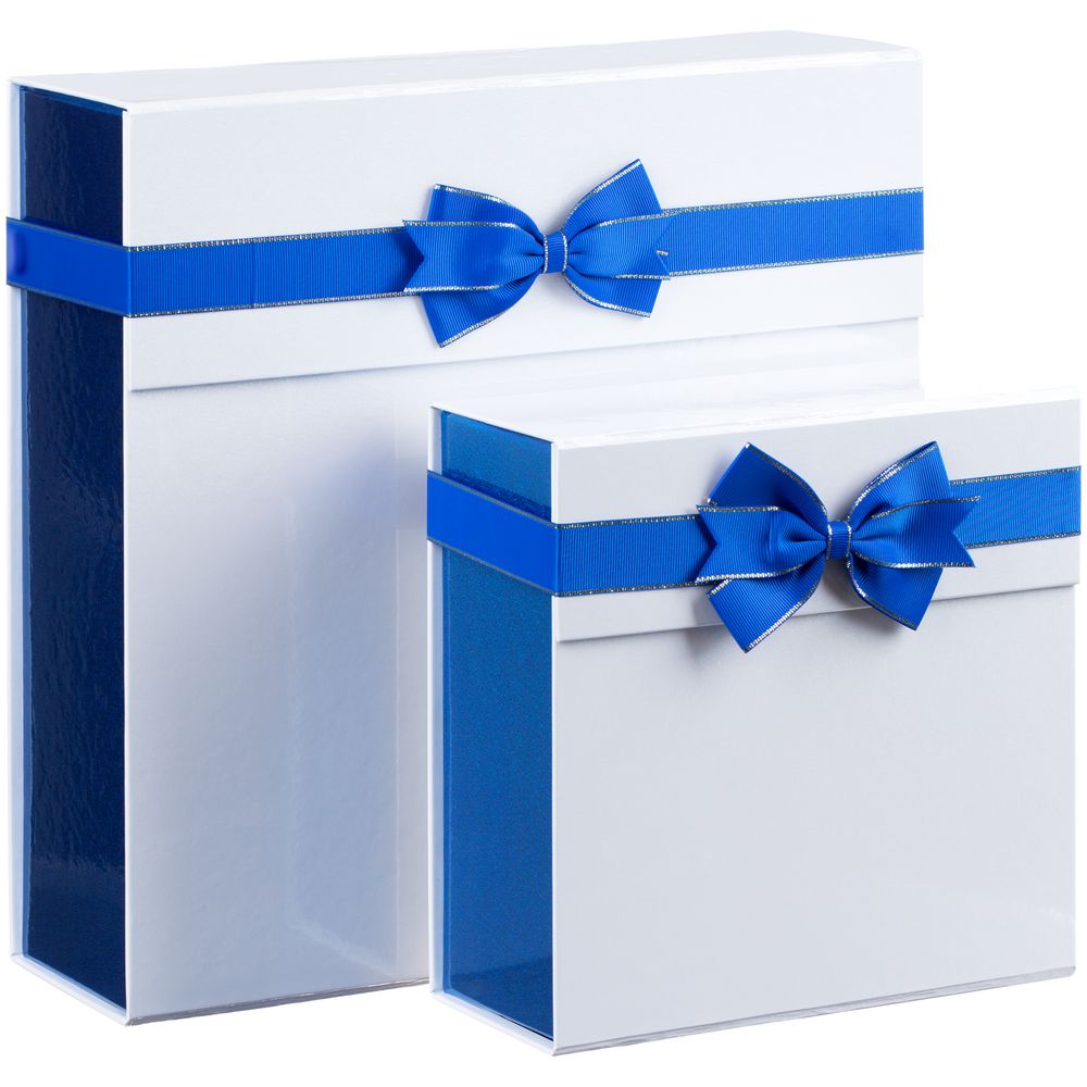 Изображение №6 | Коробка складная Gallant, M, белая с синим