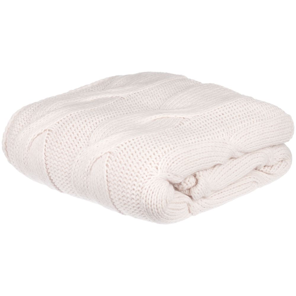 Изображение №2 | Плед Snefald, жемчужно-белый