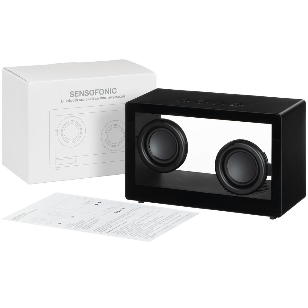 Изображение №10 | Bluetooth-колонка со светомузыкой Sensofonic, черная