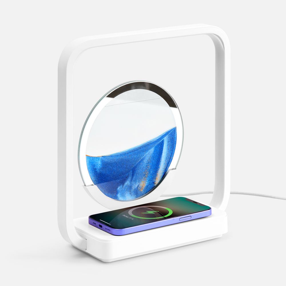 Изображение №1 | Интерьерный светильник с беспроводной зарядкой Sandflow, белый