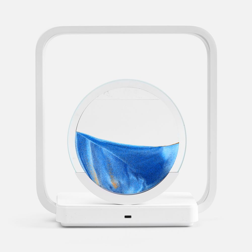 Изображение №3 | Интерьерный светильник с беспроводной зарядкой Sandflow, белый