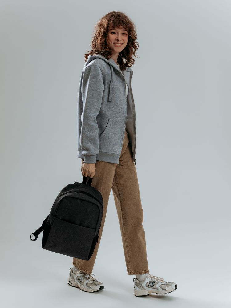 Изображение №14 | Рюкзак для ноутбука Conttori, черный меланж