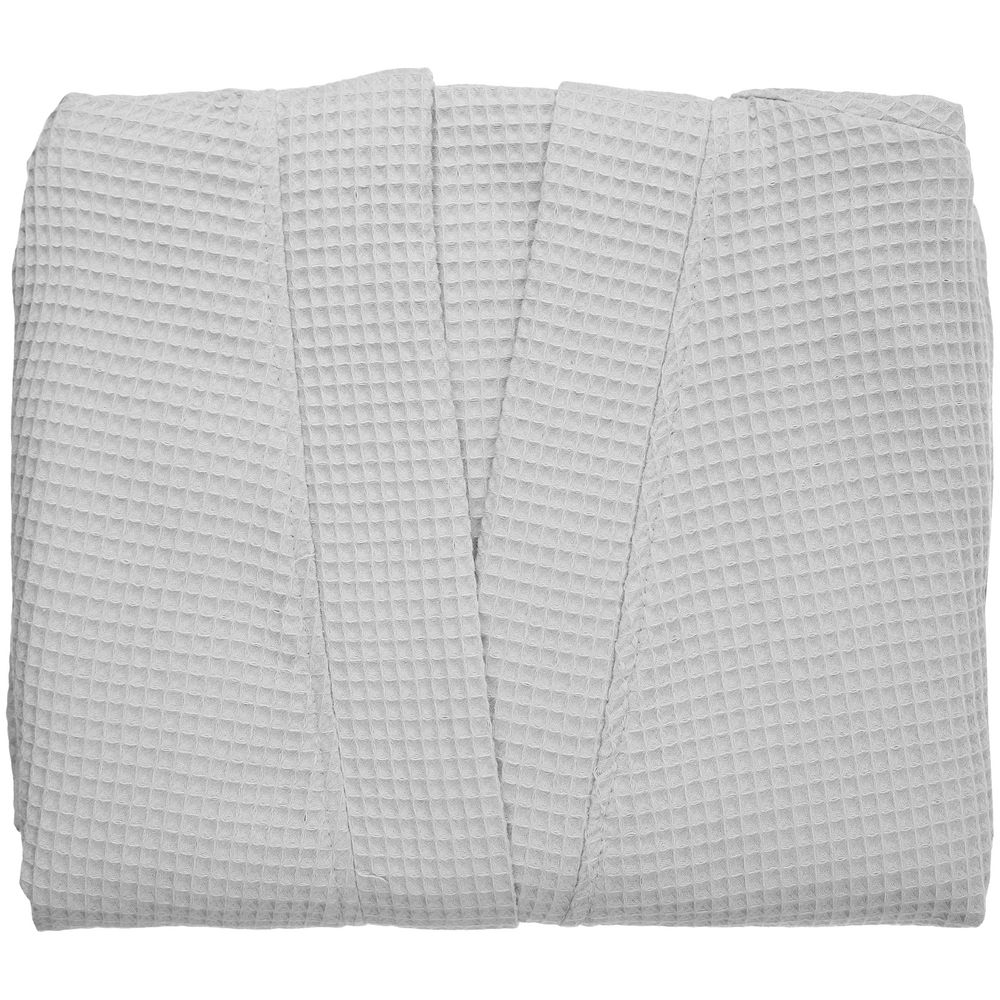 Изображение №4 | Халат вафельный Kimono, светло-серый, размер M/L