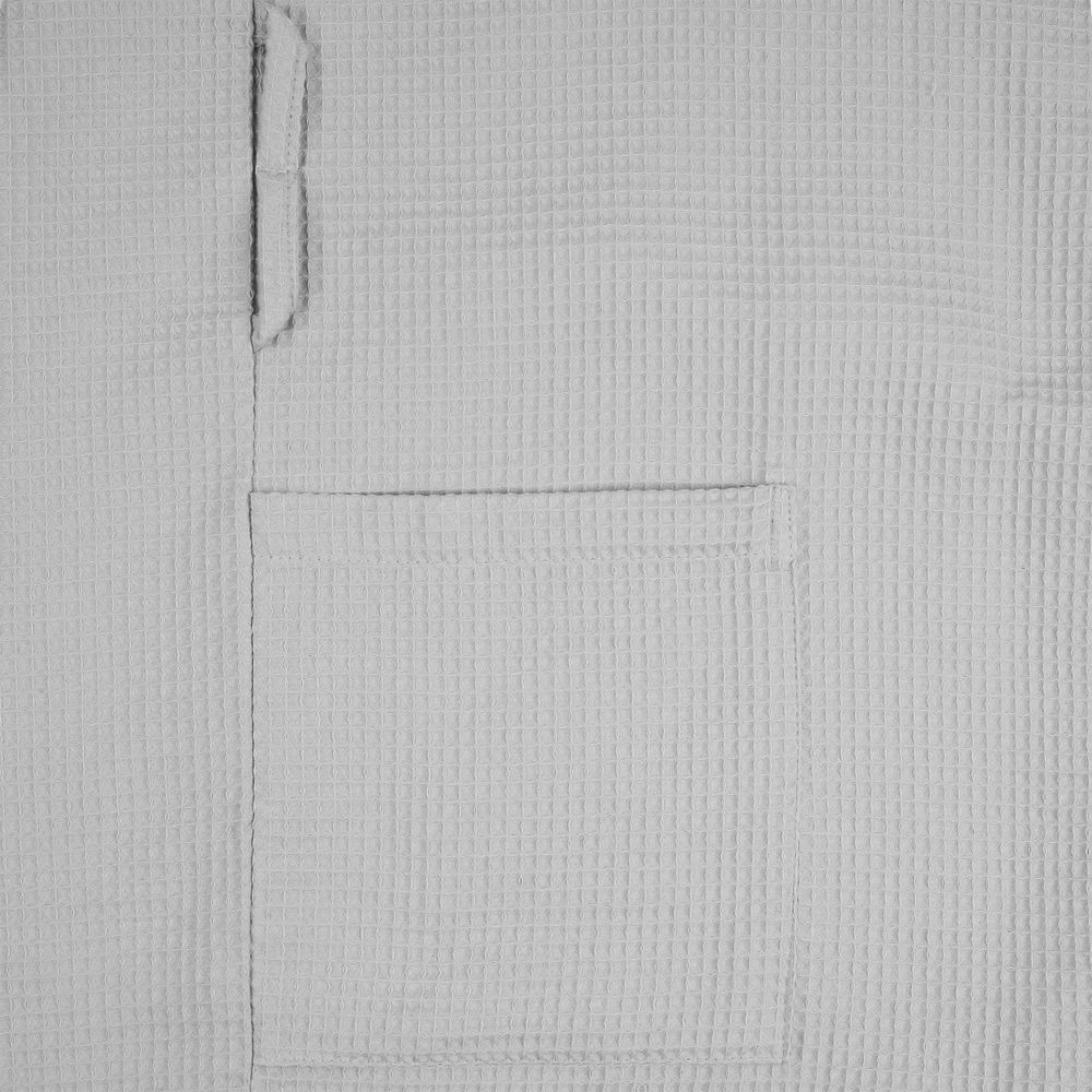 Изображение №5 | Халат вафельный Kimono, светло-серый, размер M/L