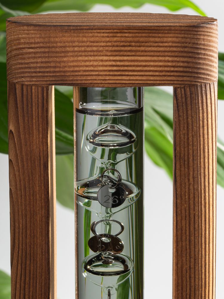 Изображение №7 | Термометр «Галилей» в деревянном корпусе, серый