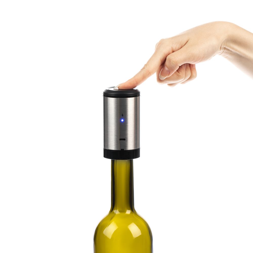 Изображение №7 | Электрическая пробка для вина Tuoretta, серебристая