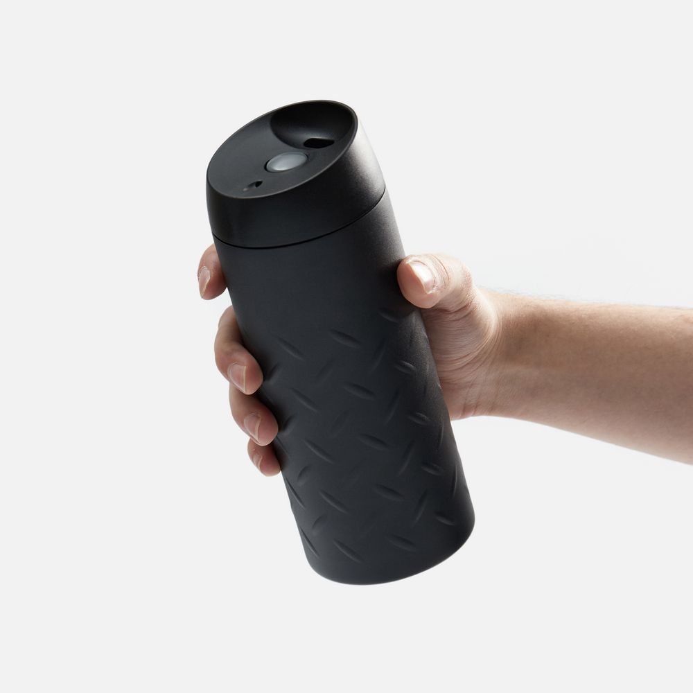 Изображение №4 | Термостакан Hard Work, черный