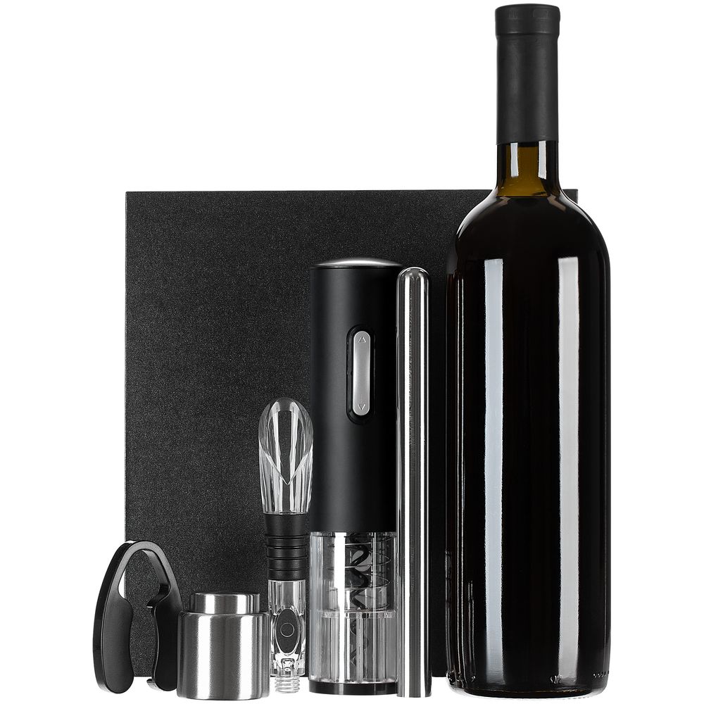 Изображение №1 | Винный набор Wine Diesel, черный