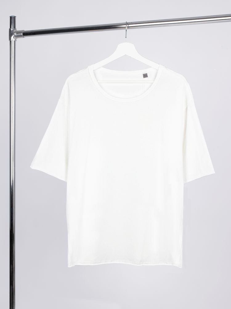 Изображение №2 | Футболка оверсайз унисекс Vozduh, молочно-белая, размер XS/S