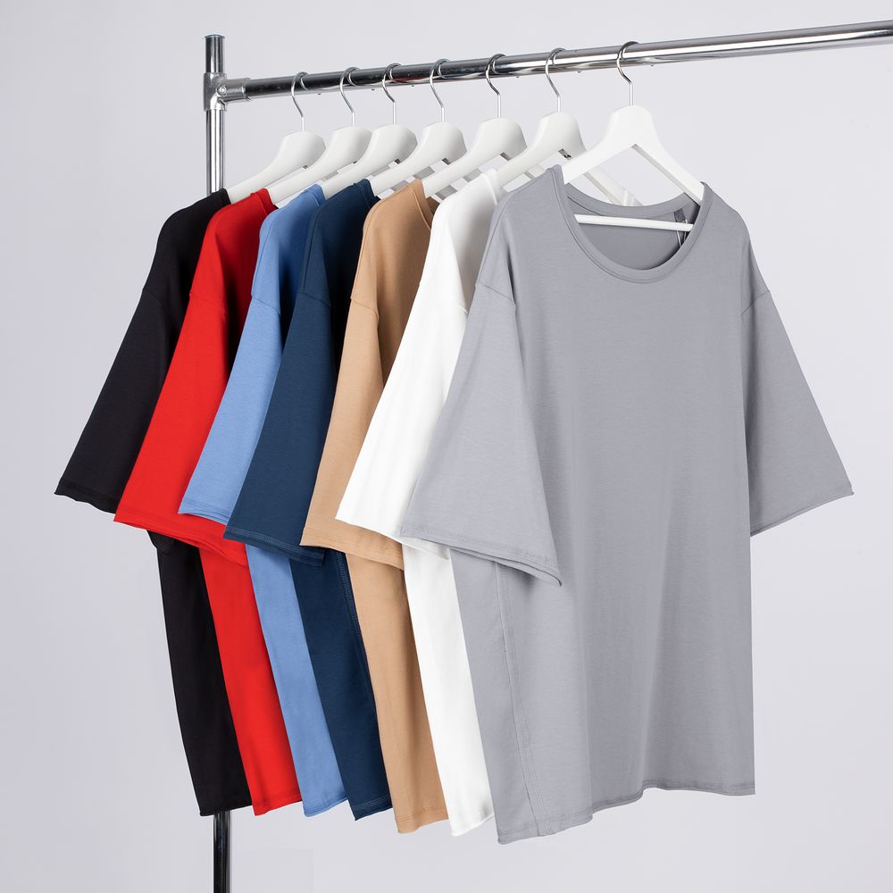 Изображение №4 | Футболка оверсайз унисекс Vozduh, молочно-белая, размер XS/S