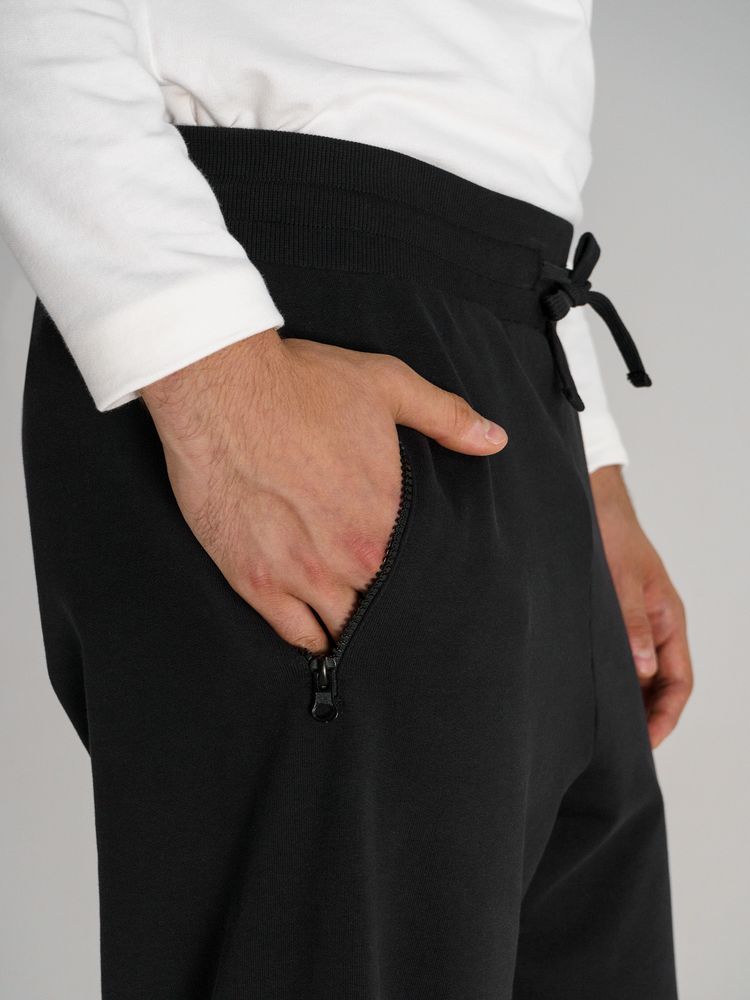 Изображение №7 | Джоггеры унисекс Kosmos, черные, размер M/L