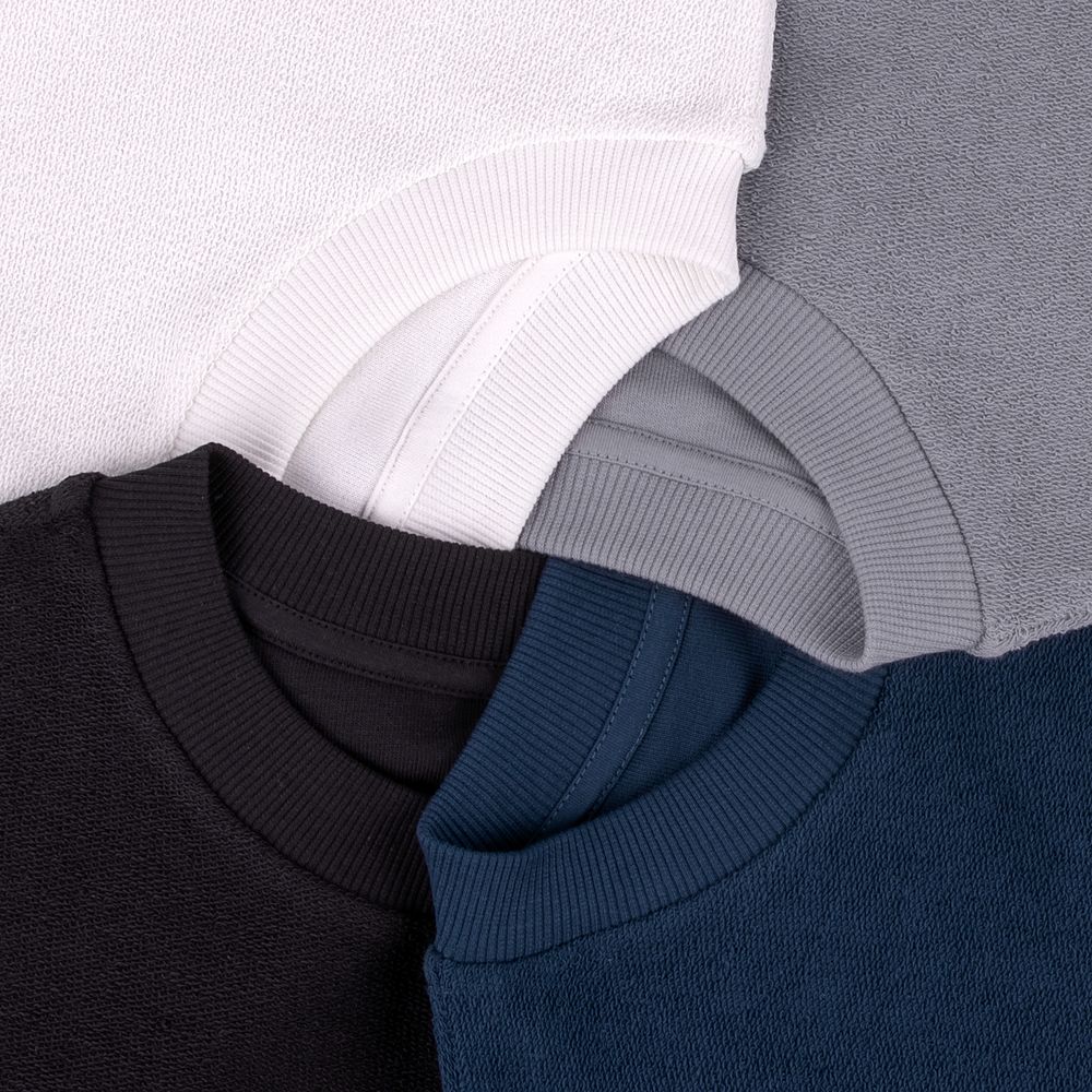 Изображение №4 | Свитшот оверсайз унисекс Vozduh, молочно-белый, размер XS/S