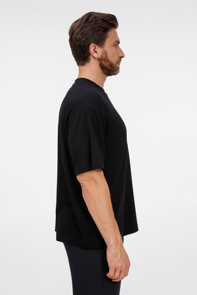 Изображение №11 | Футболка оверсайз унисекс Lavinia, черная, размер XS/S